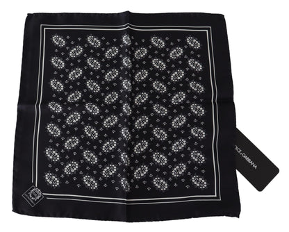  - Elegant Silk Patterned Pocket Square