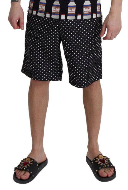  - Polka Dot Elegance Swim Trunks Boxer