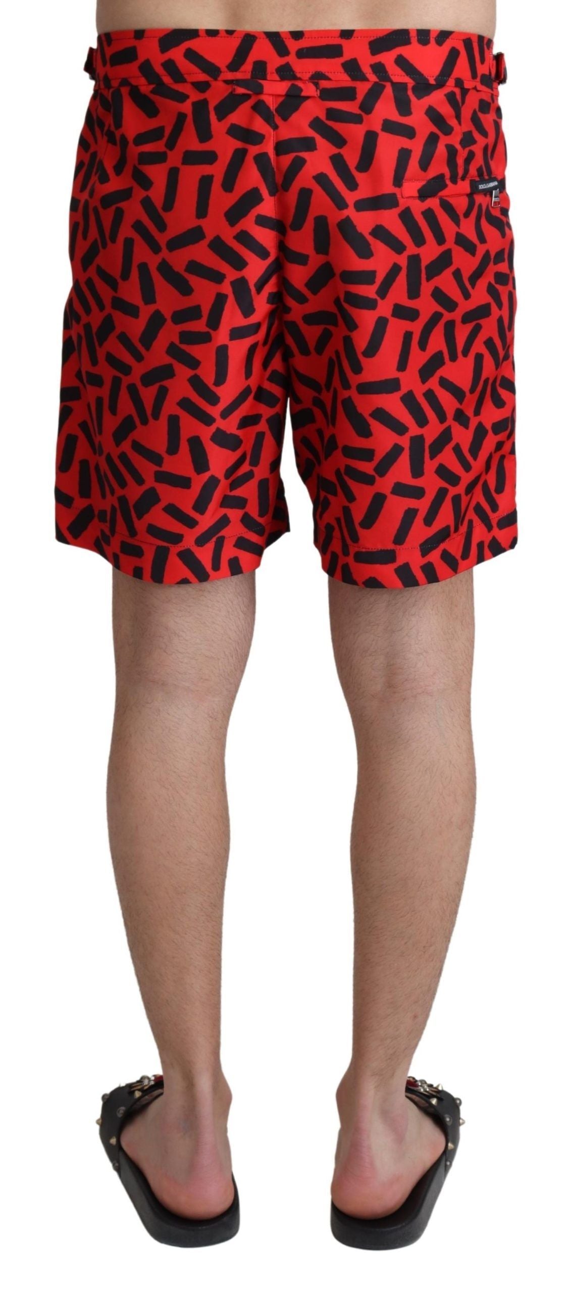  - Chic Red Swim Trunks Boxer Shorts