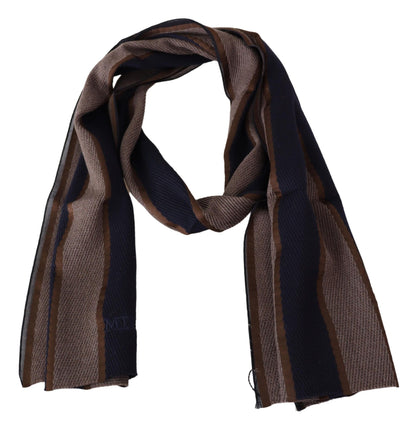 Elegant Striped Wool Scarf - The Luxe Alliance