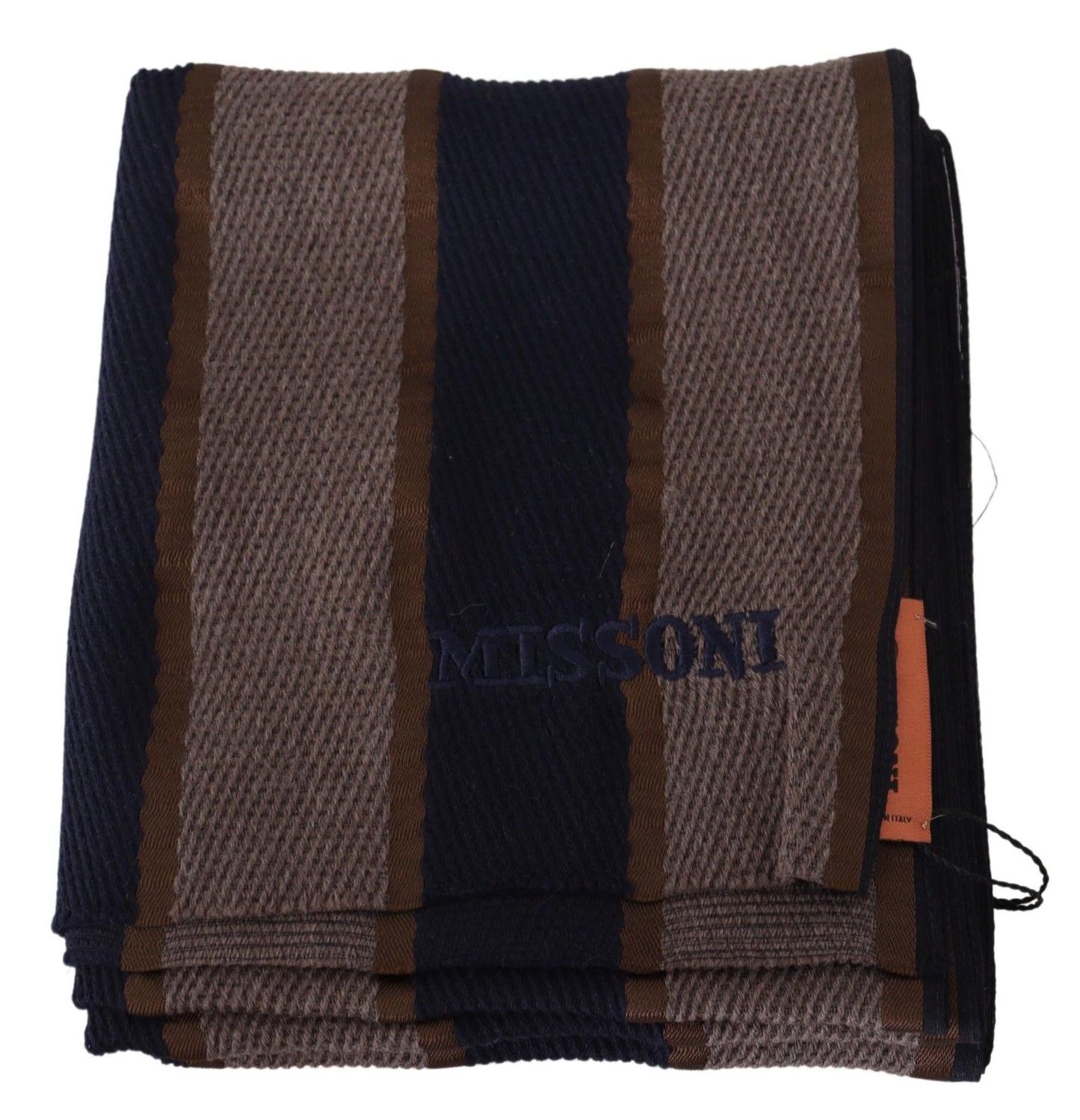 Elegant Striped Wool Scarf - The Luxe Alliance