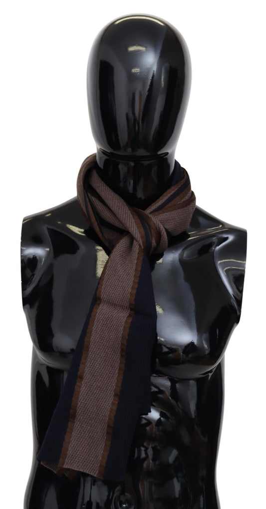 Elegant Striped Wool Scarf - The Luxe Alliance