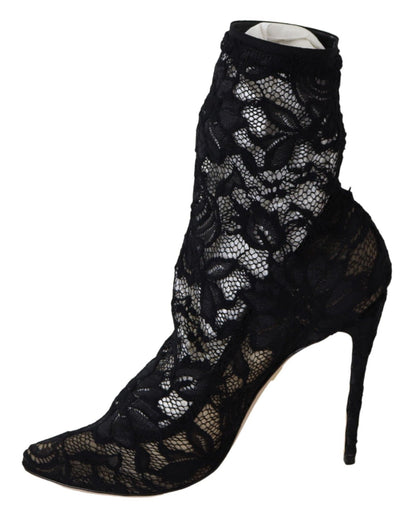  - Black Lace Taormina Pumps Elegance Unleashed