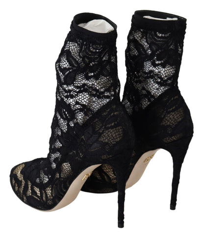  - Black Lace Taormina Pumps Elegance Unleashed