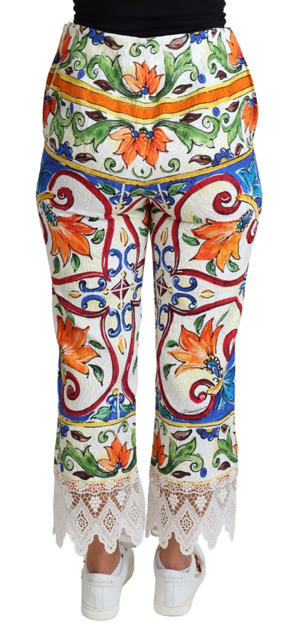  - Majolica High Waist Cropped Trousers