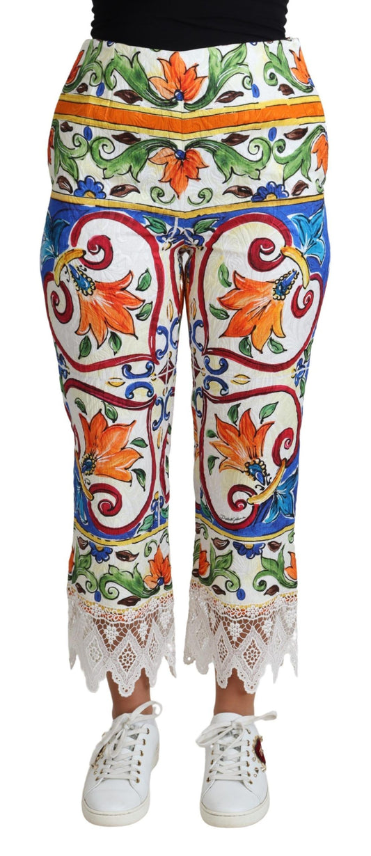  - Majolica High Waist Cropped Trousers