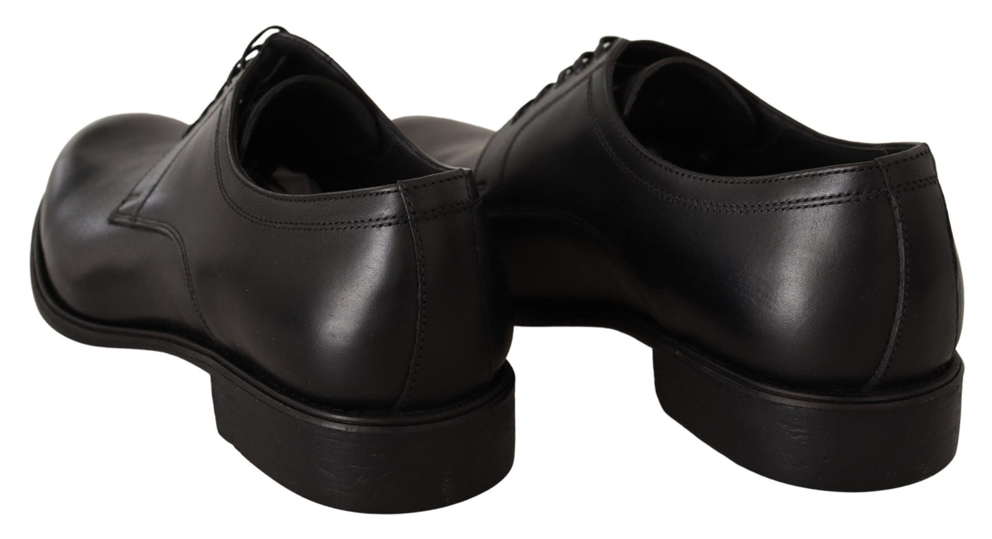  - Elegant Black Derby Formal Shoes