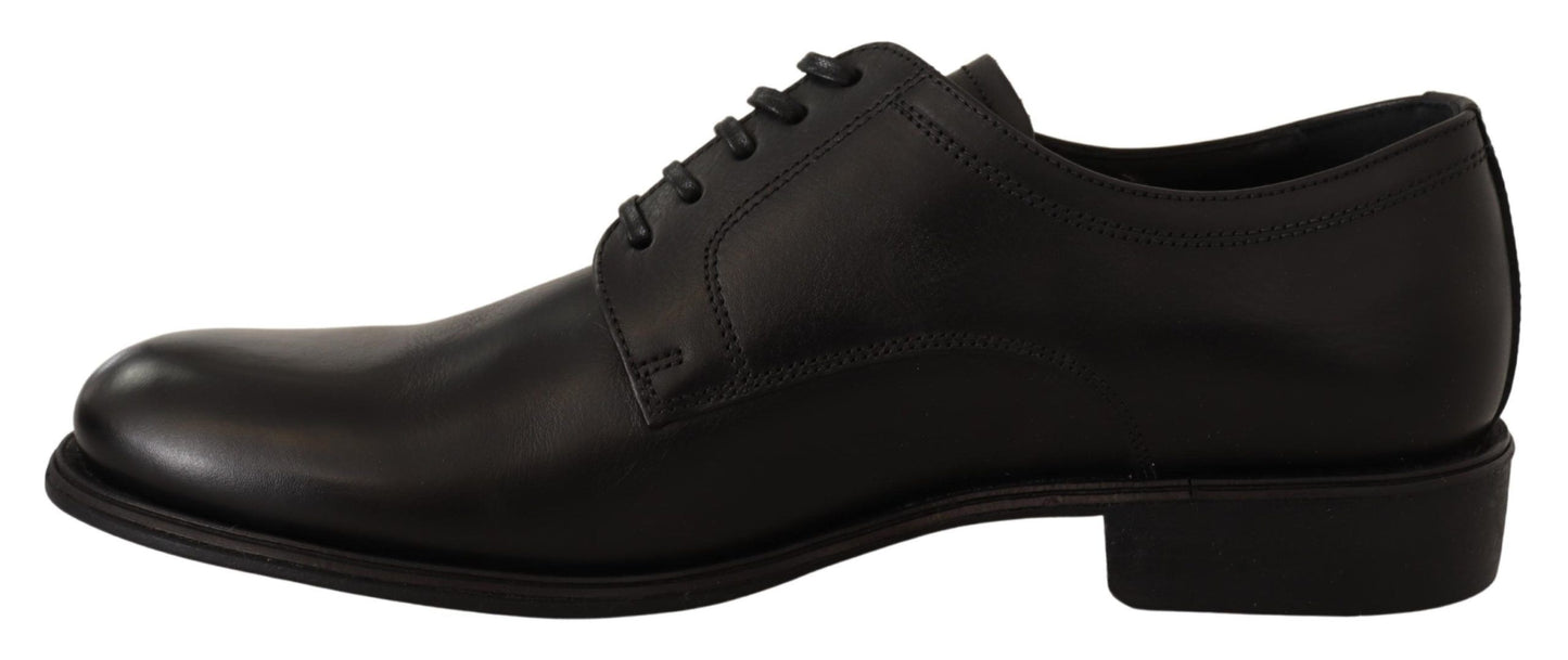  - Elegant Black Derby Formal Shoes