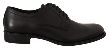  - Elegant Black Derby Formal Shoes