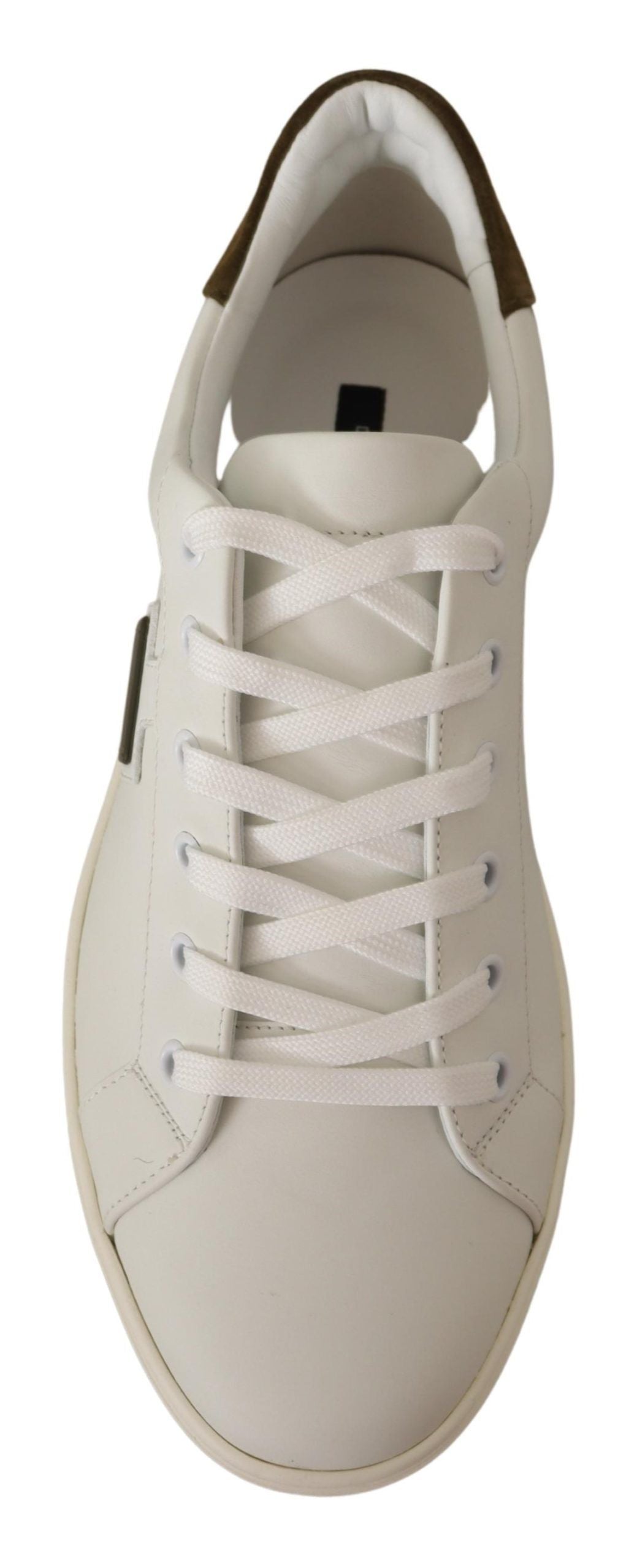  - Chic White Leather Sneakers for Men