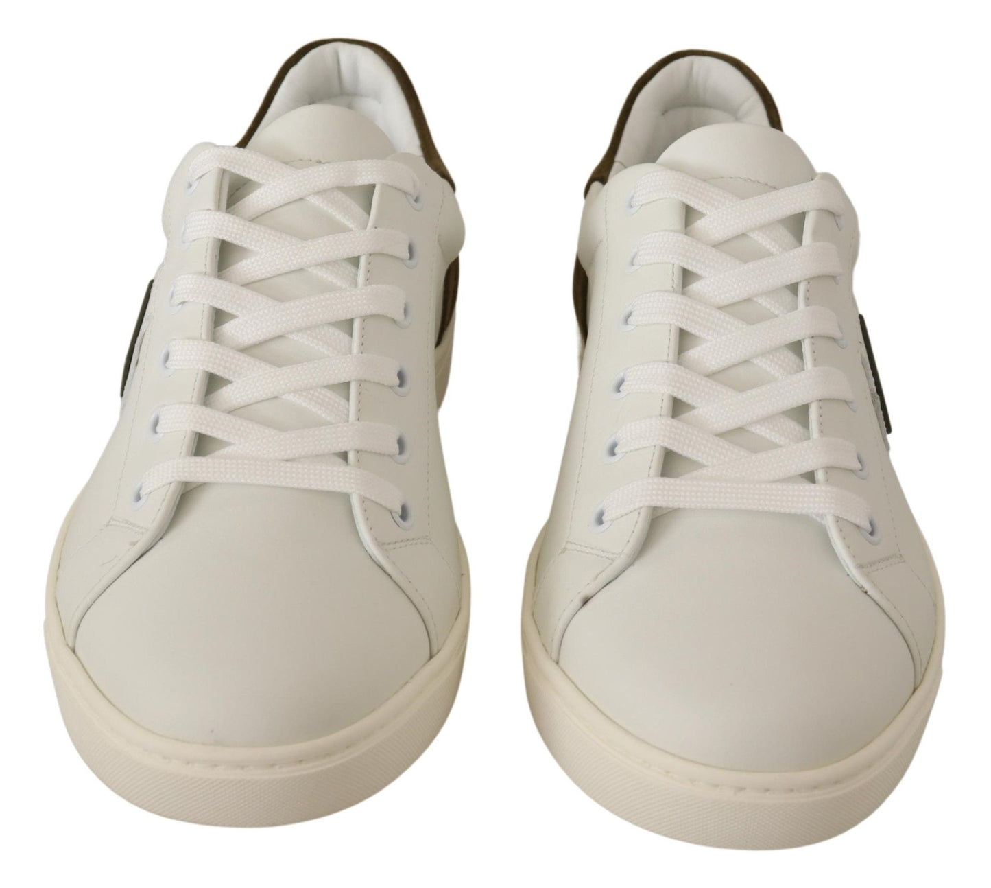  - Chic White Leather Sneakers for Men