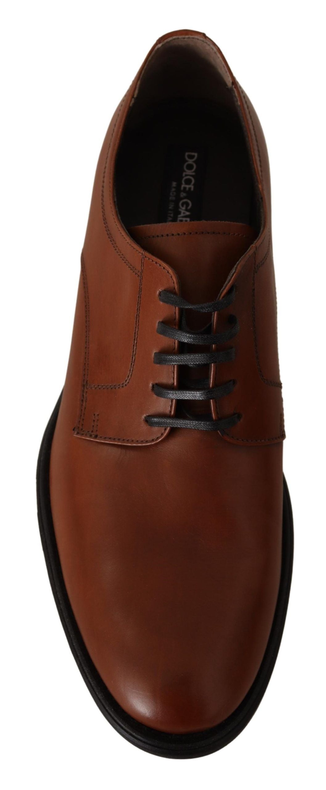  - Elegant Brown Derby Formal Shoes