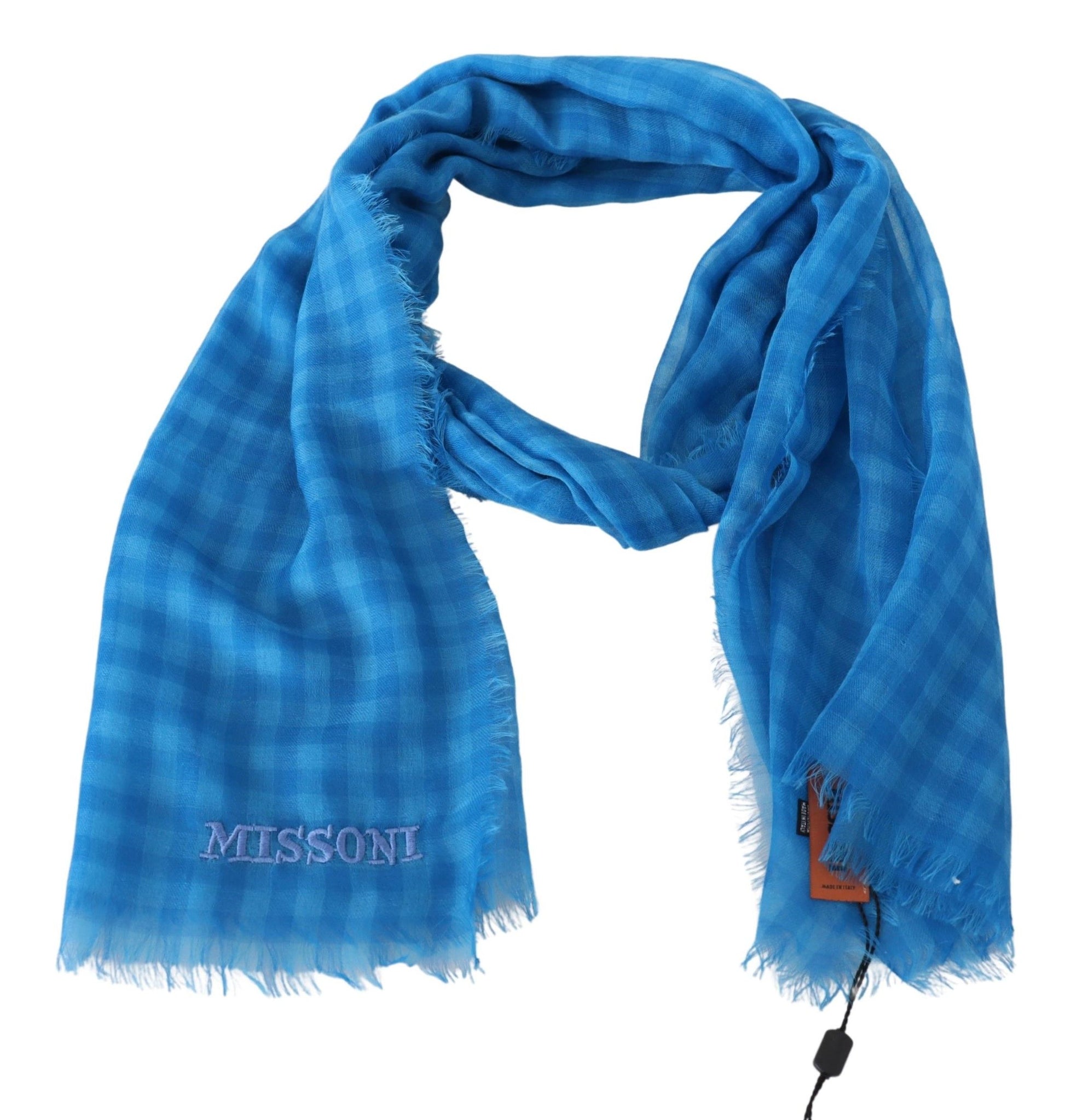 Chic Checkered Cashmere Scarf