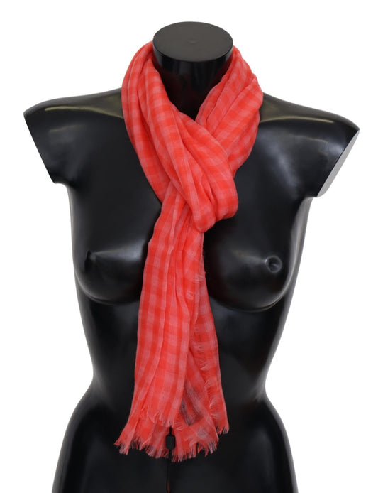  - Luxurious Cashmere Checkered Scarf