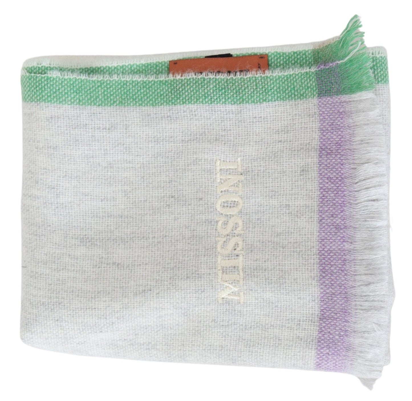  - Multicolor Cashmere Line Pattern Scarf