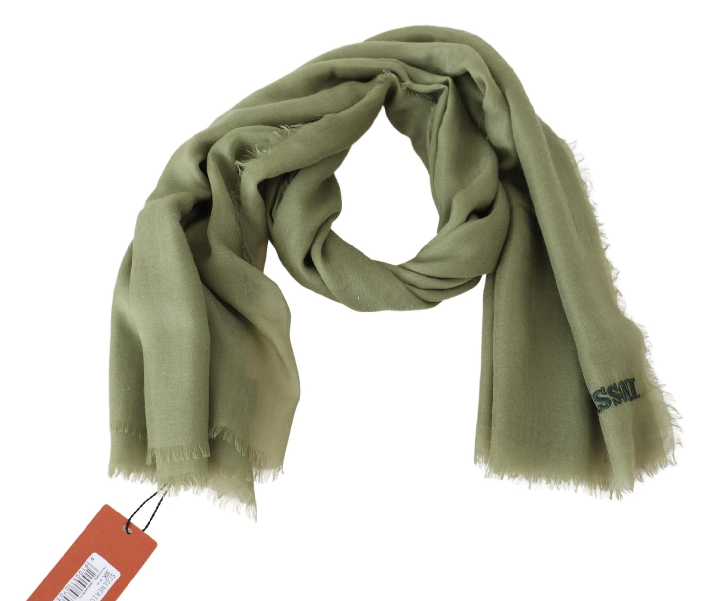  - Elegant Cashmere Fringed Scarf