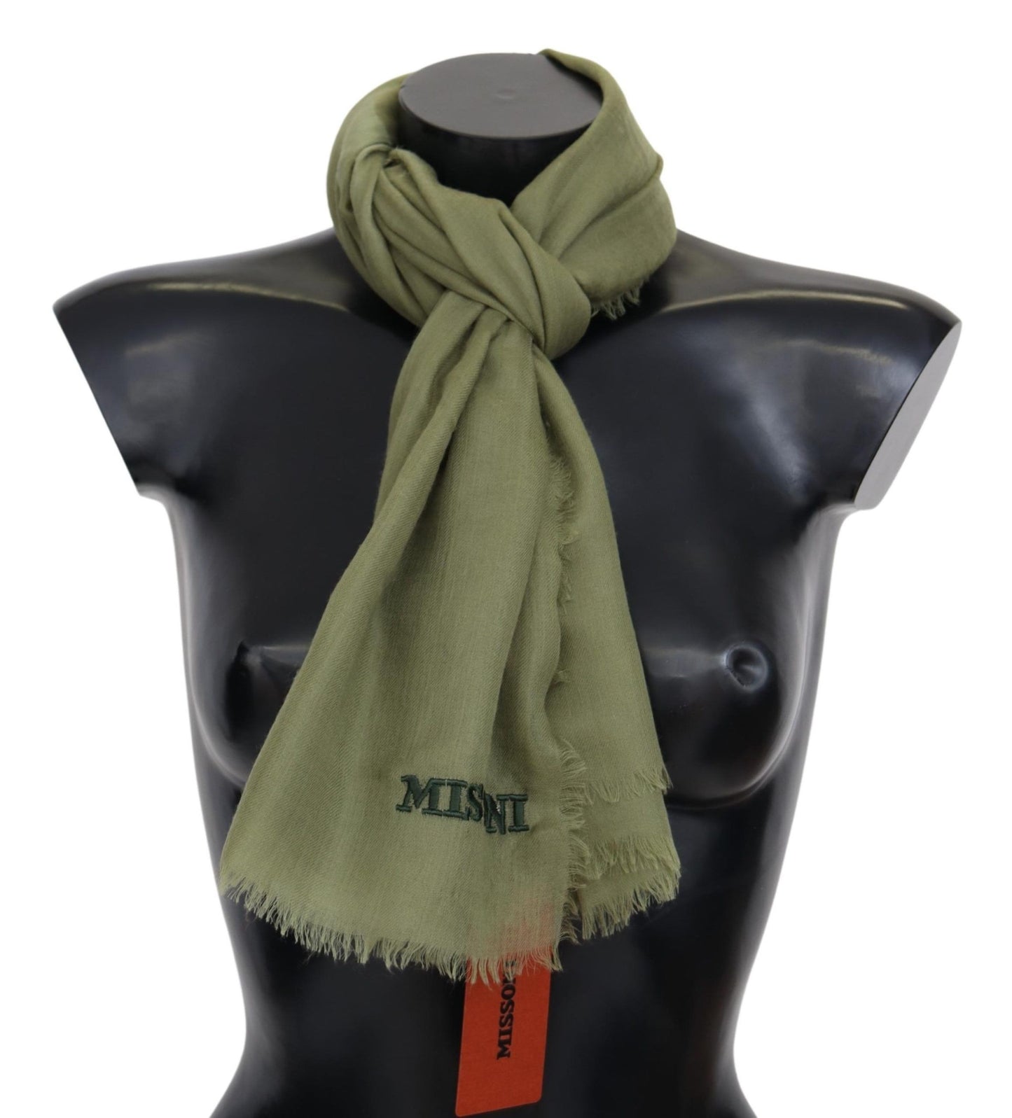  - Elegant Cashmere Fringed Scarf