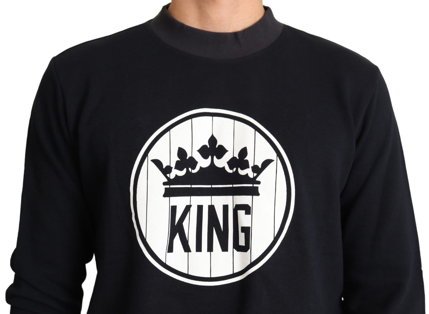  - Regal Crown Motive Crewneck Sweater