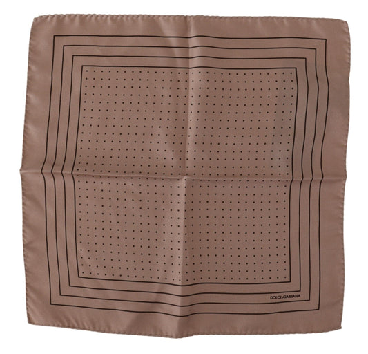  - Elegant Silk Dot Pocket Square