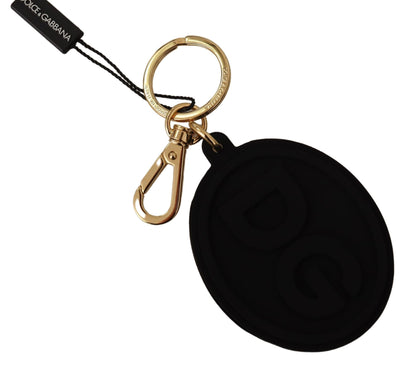  - Elegant Black and Gold Keychain Accessory