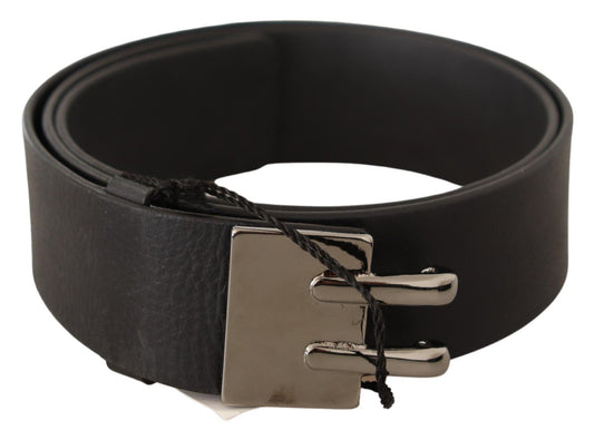  - Elegant Black Leather Fashion Belt