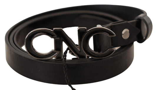  - Elegant Black Leather Fashion Belt