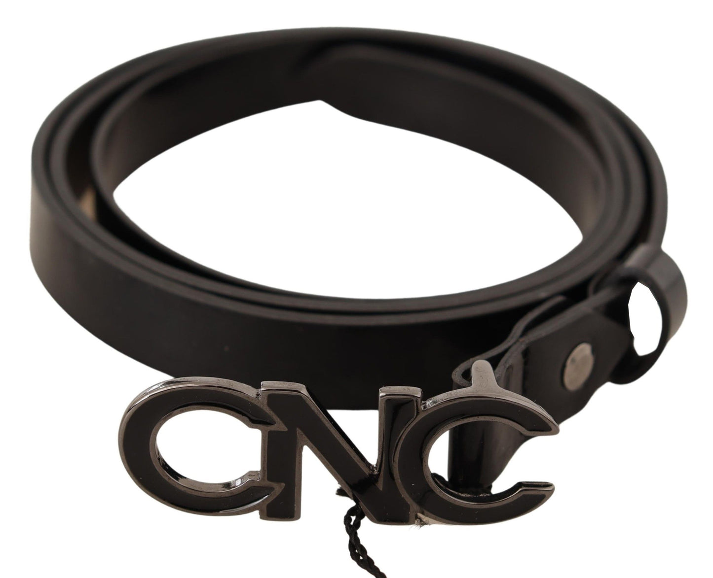  - Elegant Black Leather Fashion Belt