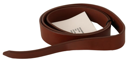  - Elegant Brown Leather Fashion Belt