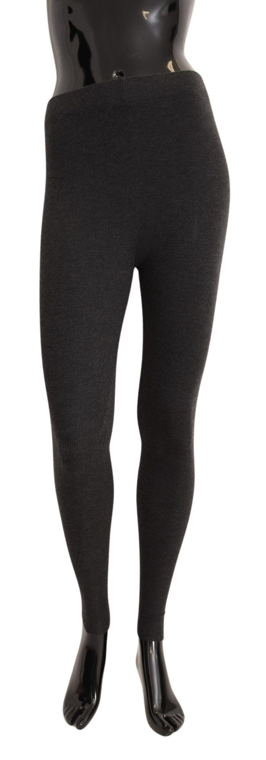  - Elegant Gray Cashmere Tights – Luxe Comfort