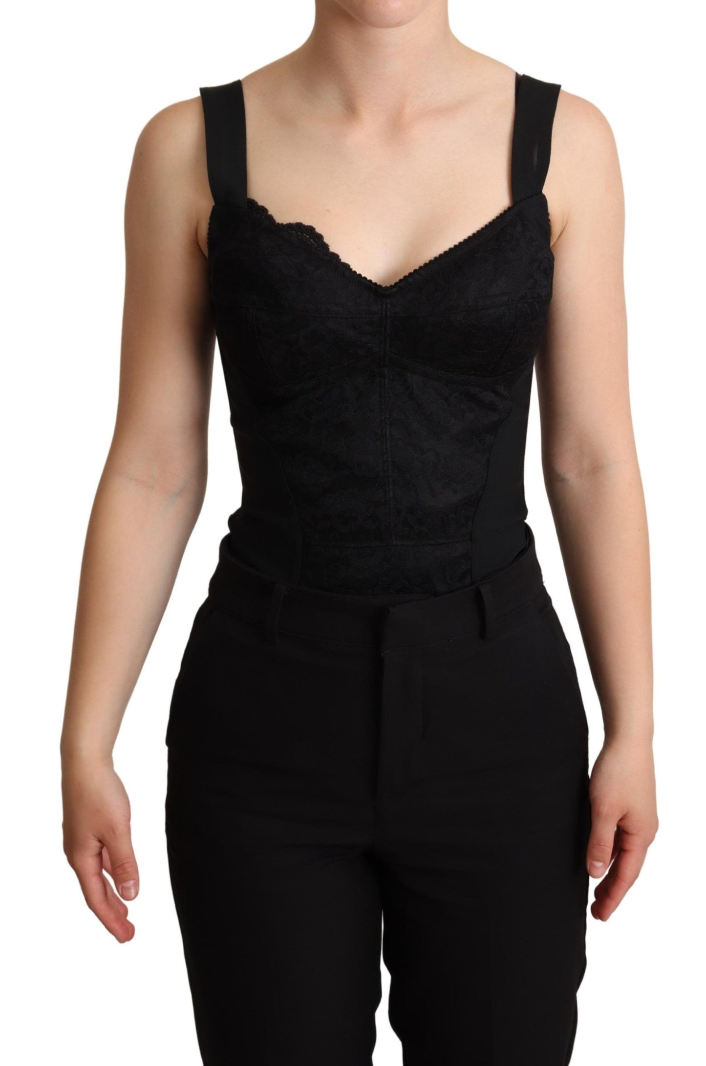 Elegant Black Lace Bodysuit Corset Dress - The Luxe Alliance