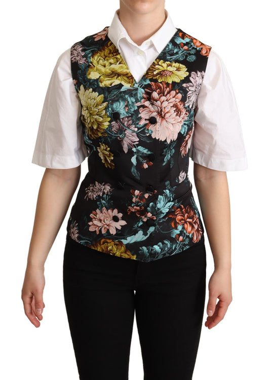  - Exquisite Floral Jacquard Waistcoat