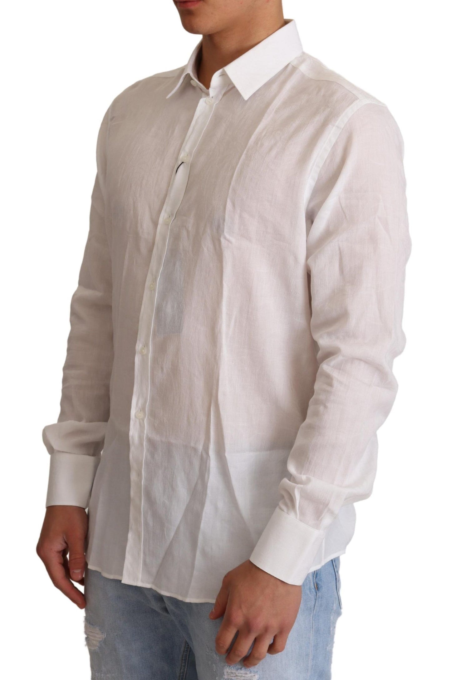  - Elegant Floral Martini Slim Fit Dress Shirt