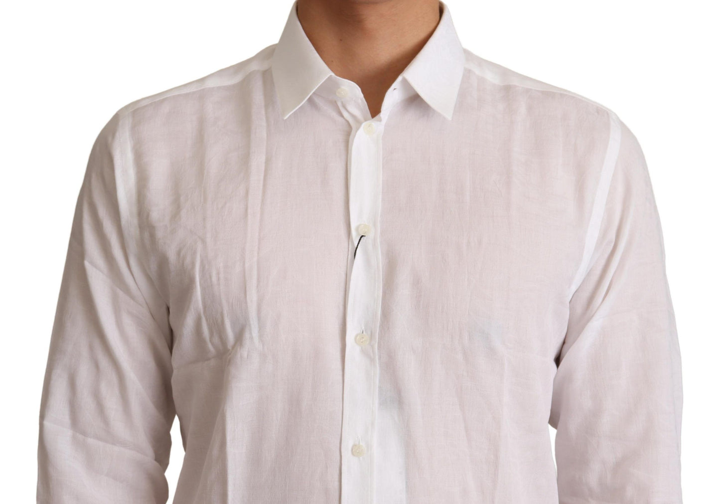  - Elegant White Slim Fit Martini Dress Shirt