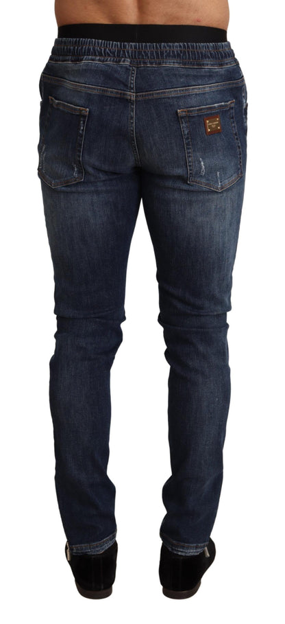  - Elegant Dark Blue Skinny Jeans