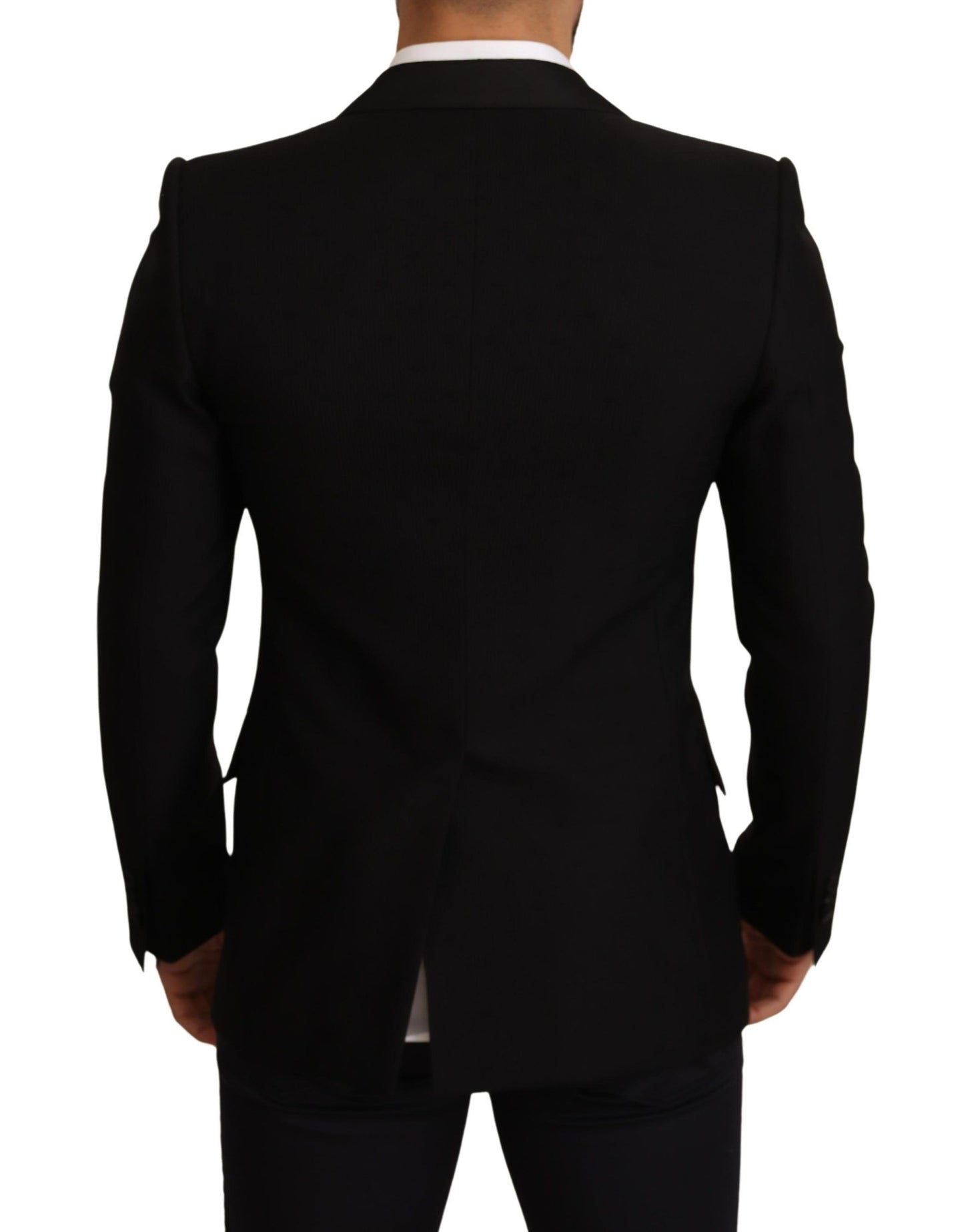 Elegant Slim Fit Black Blazer Jacket - The Luxe Alliance