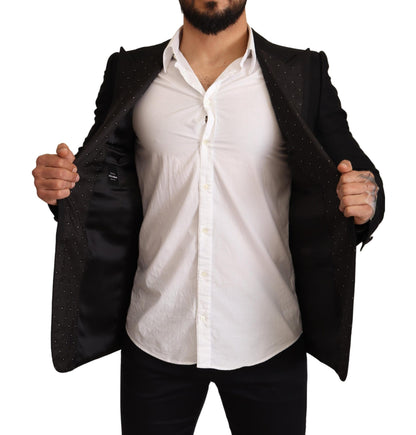 Elegant Slim Fit Black Blazer Jacket - The Luxe Alliance