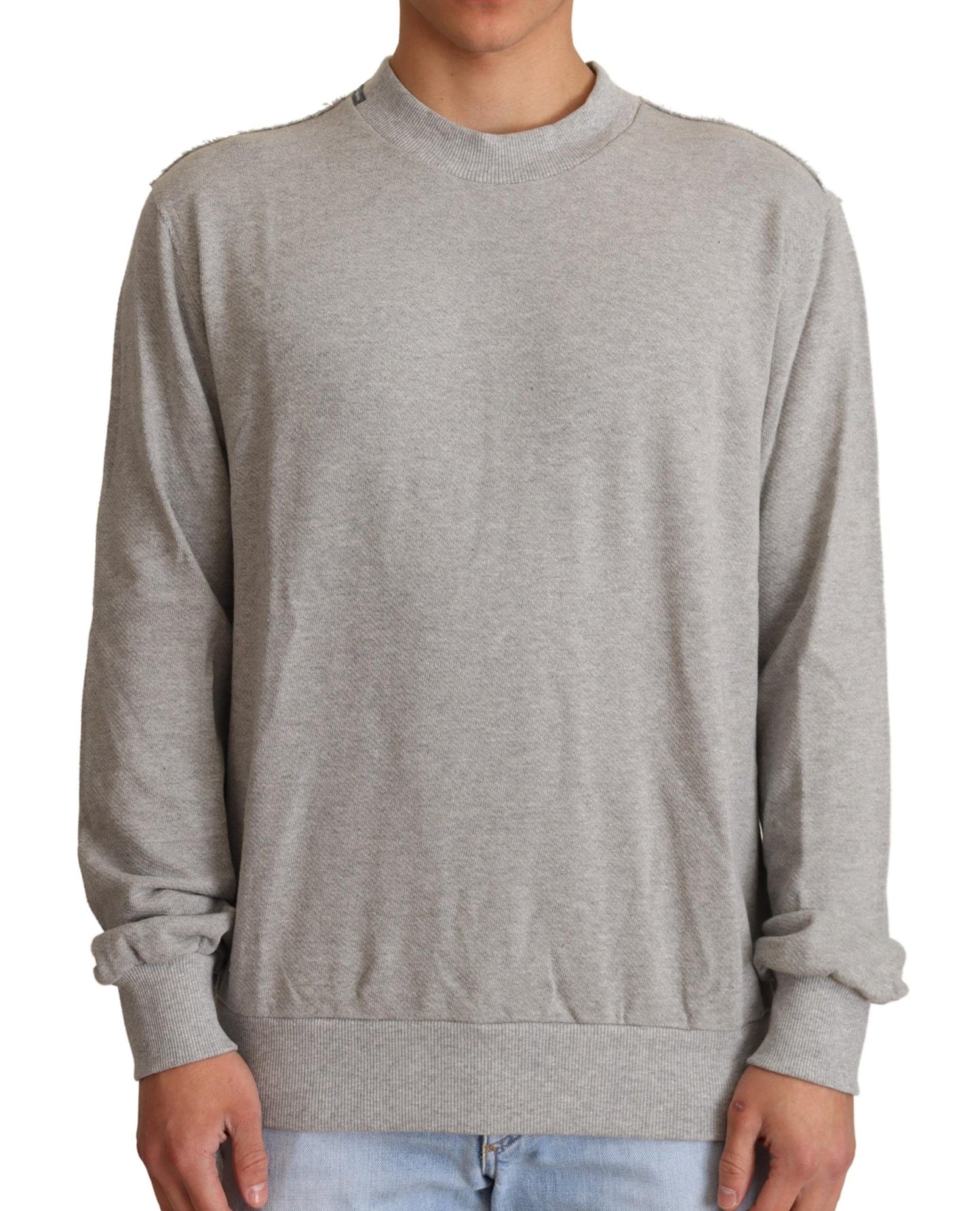  - Sophisticated Gray Crewneck Sweater