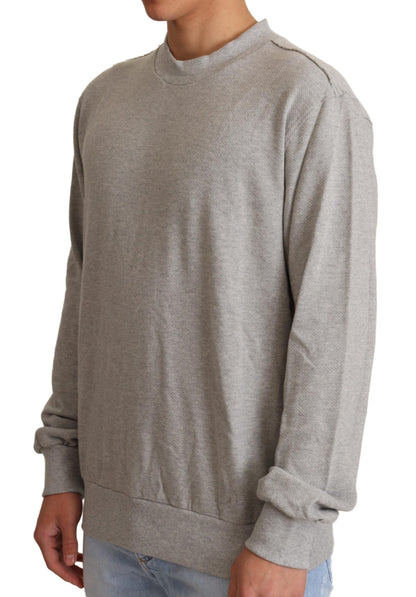  - Sophisticated Gray Crewneck Sweater