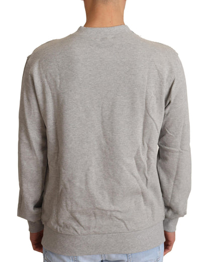  - Sophisticated Gray Crewneck Sweater