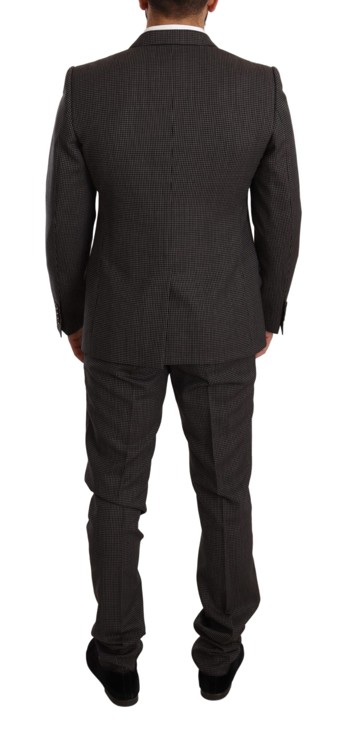  - Elegant Gray Martini Woolen Suit Set