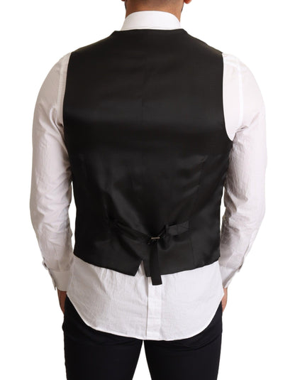  - Elegant Black Formal Dress Vest