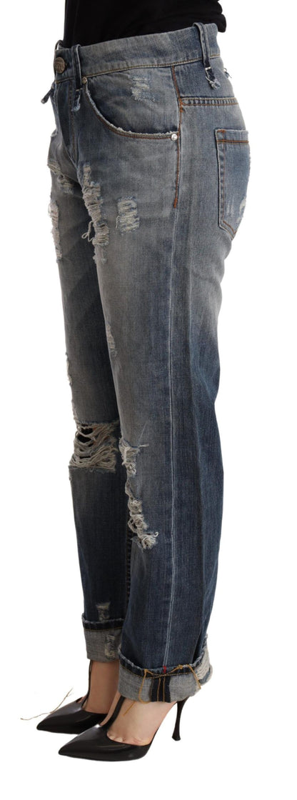 Authentic Mid Waist Baggy Denim Jeans - The Luxe Alliance