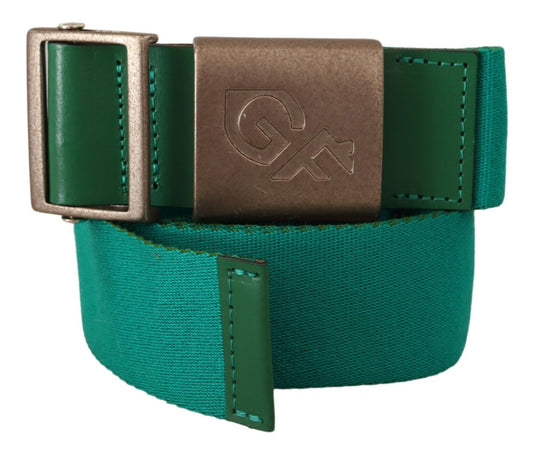  - Elegant Green Adjustable Cotton Belt