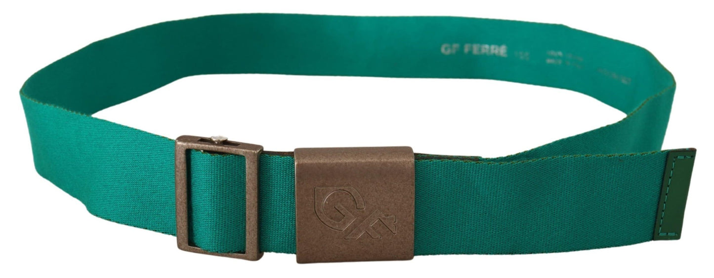  - Elegant Green Adjustable Cotton Belt