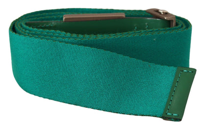  - Elegant Green Adjustable Cotton Belt