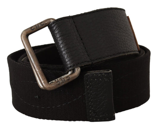  - Elegant Cotton-Leather Blend Fashion Belt