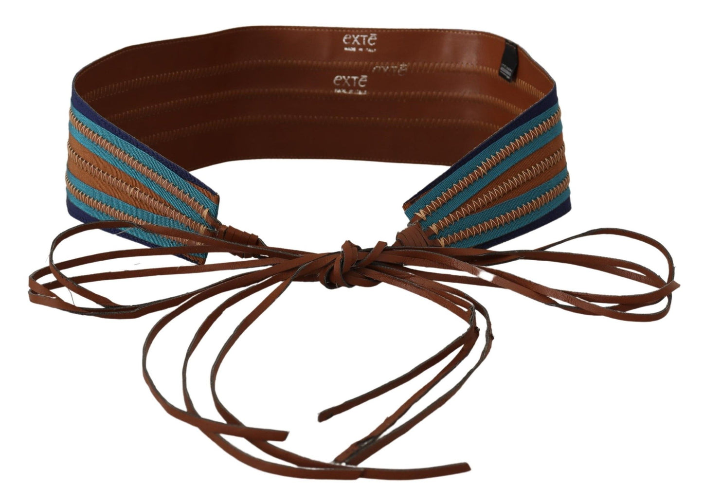  - Elegant Multicolor Leather Waist Belt