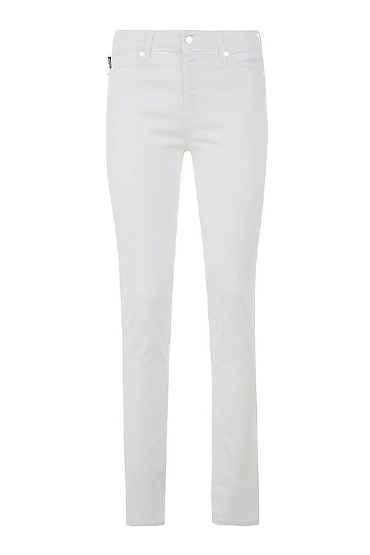  - White Cotton Women's Jeans