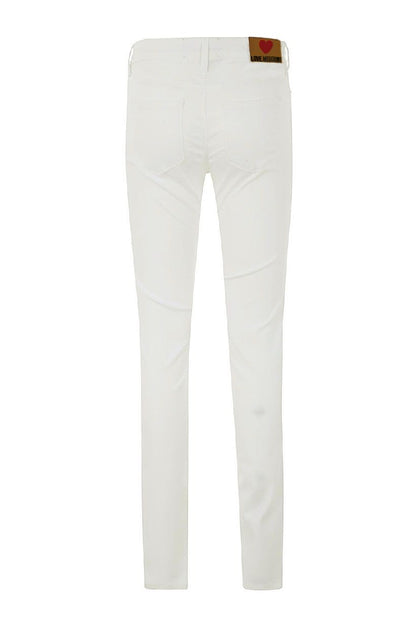  - White Cotton Women's Jeans