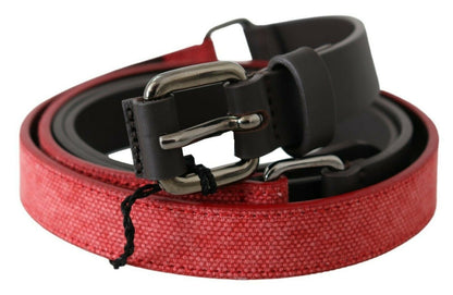  - Elegant Red Brown Leather Fashion Belt